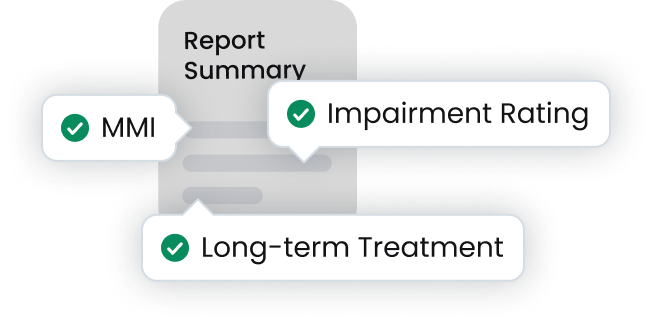 Injury and impairment analysis